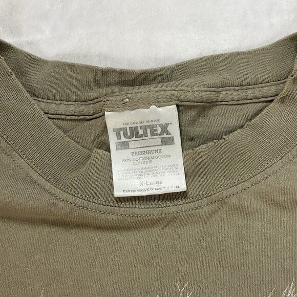 Vintage T-SHIRT A Day In The Wilderness Bruce JOHNSON XL Made In USA Tan 1980’s - Picture 6 of 7